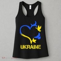 Support Ukraine Heart Doves Women's Tank Top thumb 3
