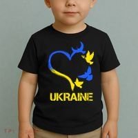 Support Ukraine Heart Doves Toddler T-Shirt thumb 2