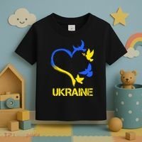 Support Ukraine Heart Doves Toddler T-Shirt thumb 3