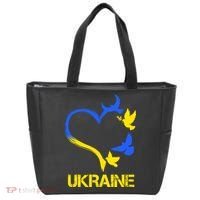 Support Ukraine Heart Doves Tote Bag thumb 0