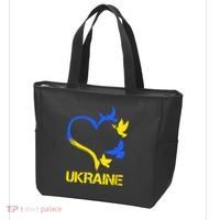 Support Ukraine Heart Doves Tote Bag thumb 3
