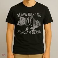 Slava Ukraini Heroiam Slava Glory To Heroes Glory To Ukraine T-Shirt thumb 3