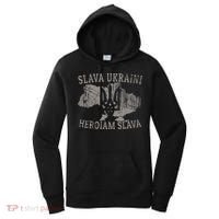 Slava Ukraini Heroiam Slava Glory To Heroes Glory To Ukraine Women's Hoodie thumb 0