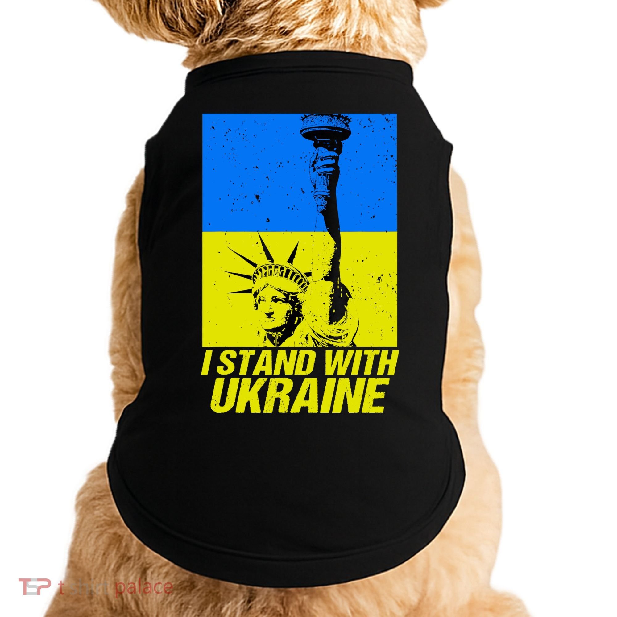 Support Ukraine I Stand With Ukraine Ukrainian Flag Doggie Tank