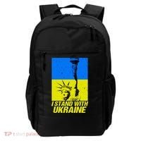 Support Ukraine I Stand With Ukraine Ukrainian Flag Backpack thumb 0