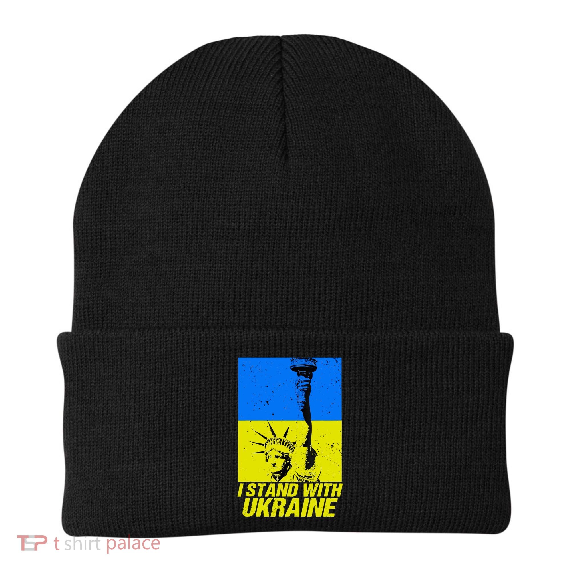 Support Ukraine I Stand With Ukraine Ukrainian Flag Beanie