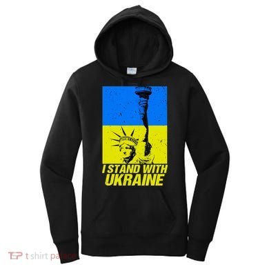 Support Ukraine I Stand With Ukraine Ukrainian Flag Women's Hoodie
