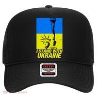 Support Ukraine I Stand With Ukraine Ukrainian Flag Hat thumb 0