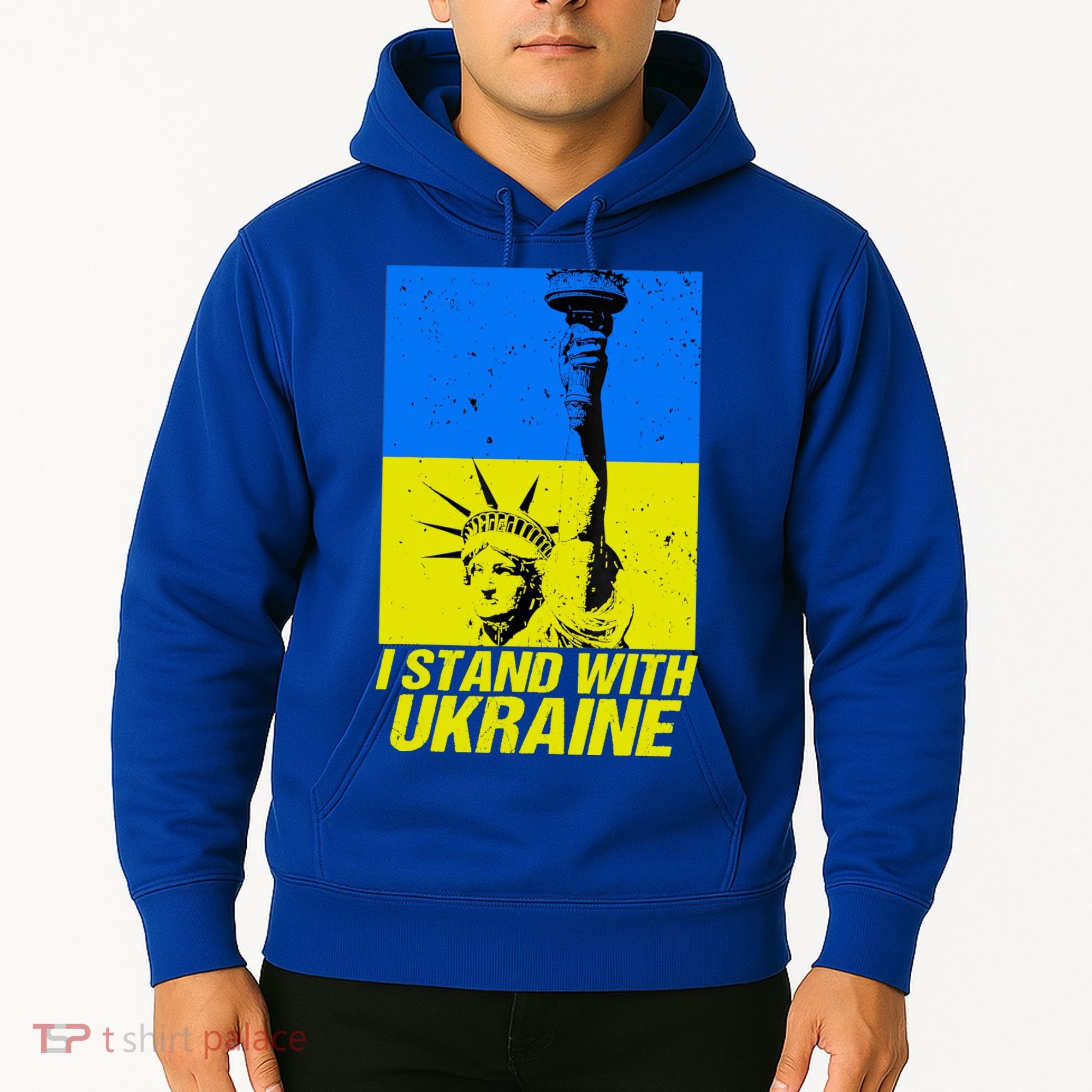 Support Ukraine I Stand With Ukraine Ukrainian Flag Hoodie