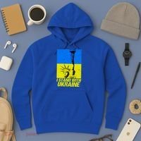 Support Ukraine I Stand With Ukraine Ukrainian Flag Hoodie thumb 3