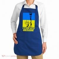 Support Ukraine I Stand With Ukraine Ukrainian Flag Apron thumb 2