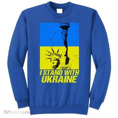 Support Ukraine I Stand With Ukraine Ukrainian Flag Sweatshirt
