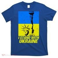 Support Ukraine I Stand With Ukraine Ukrainian Flag T-Shirt thumb 0