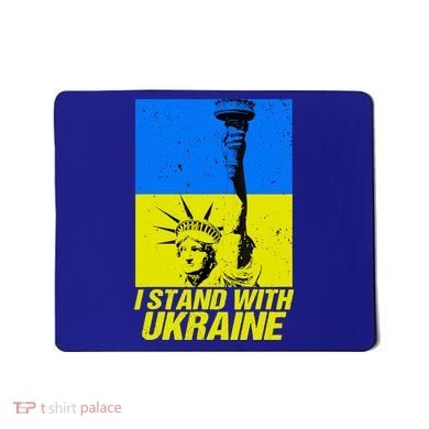 Support Ukraine I Stand With Ukraine Ukrainian Flag Mousepad