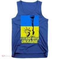 Support Ukraine I Stand With Ukraine Ukrainian Flag Tank Top thumb 0