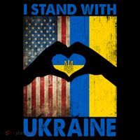 Support Ukraine I Stand With Us American Ukrainian Flag Coffee Mug thumb 5