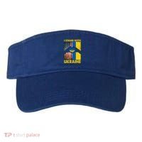 Support Ukraine I Stand With Us American Ukrainian Flag Visor thumb 0