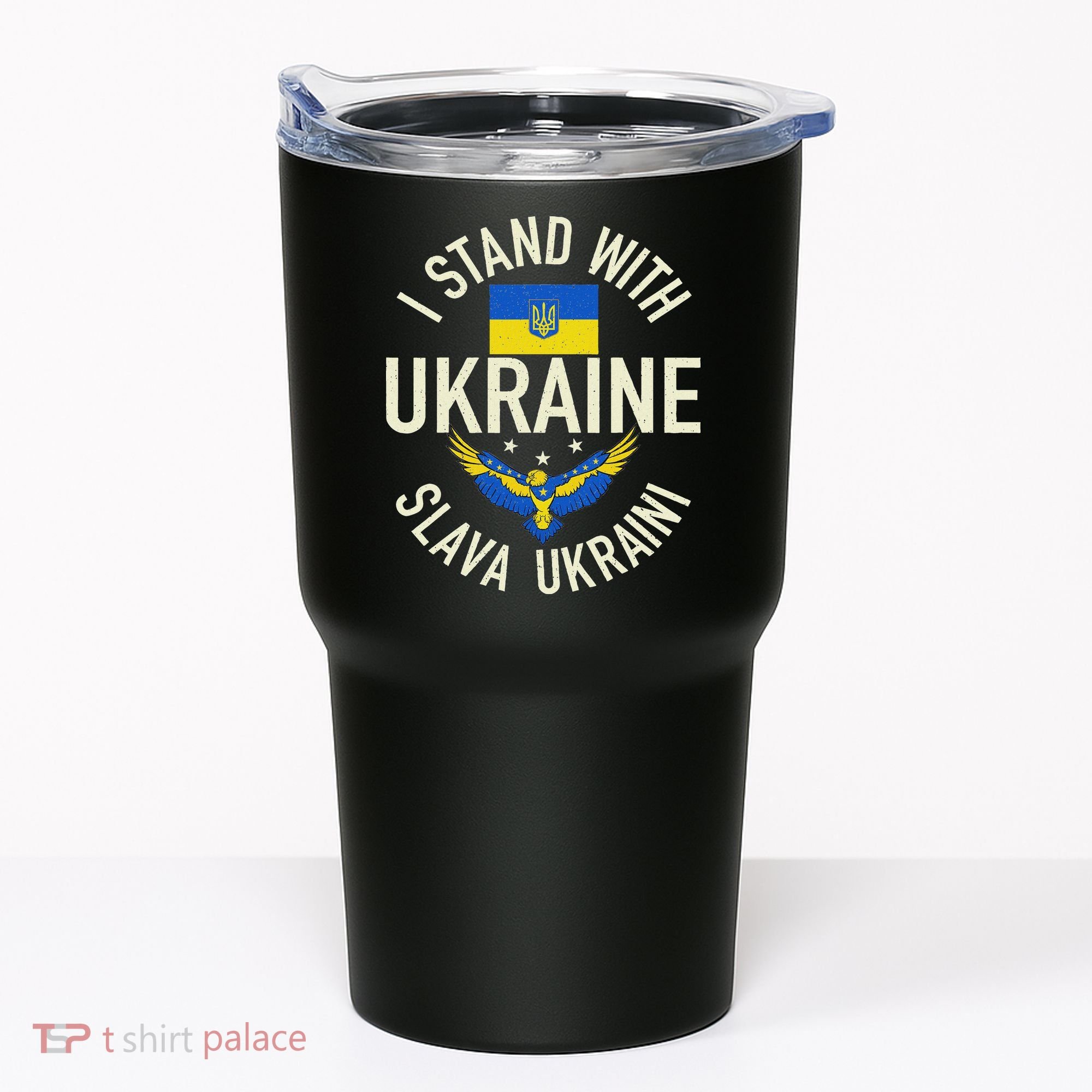 Support Ukraine I Stand With Ukraine Ukrainian Flag Patriot Tumbler
