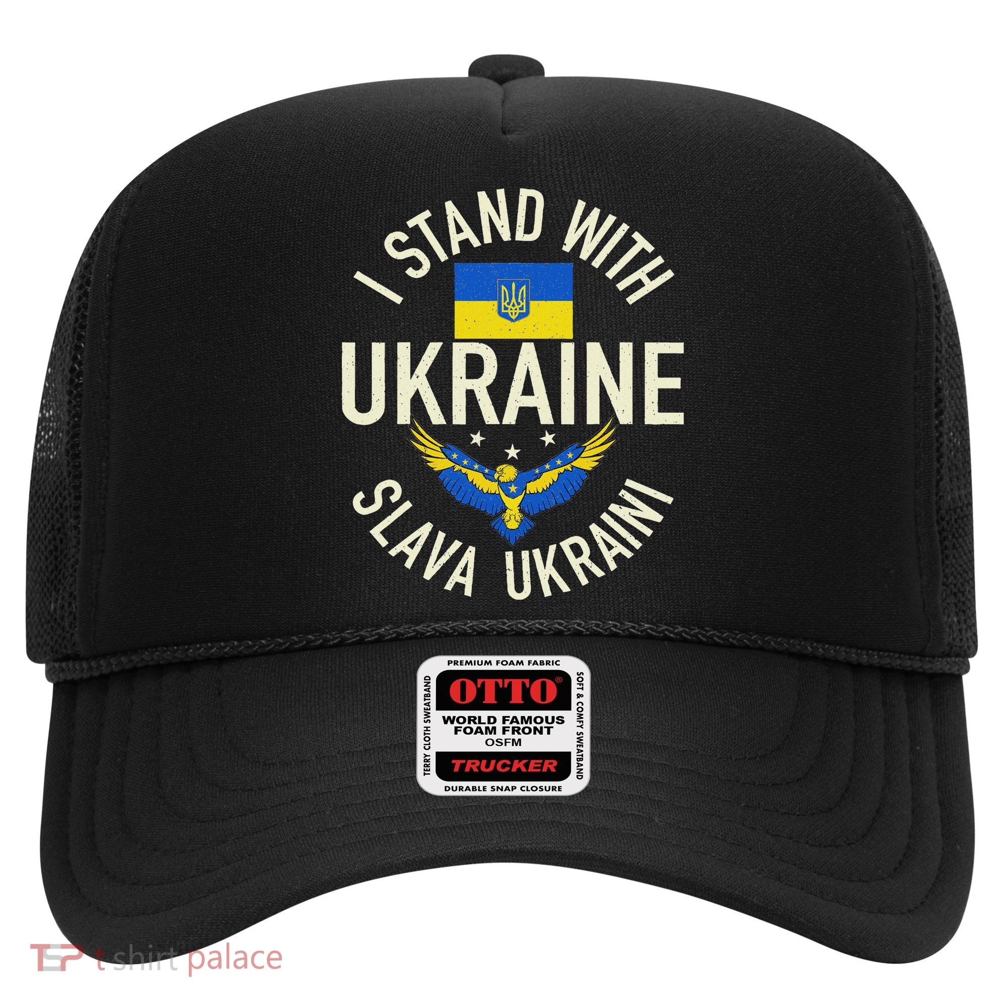 Support Ukraine I Stand With Ukraine Ukrainian Flag Patriot Hat