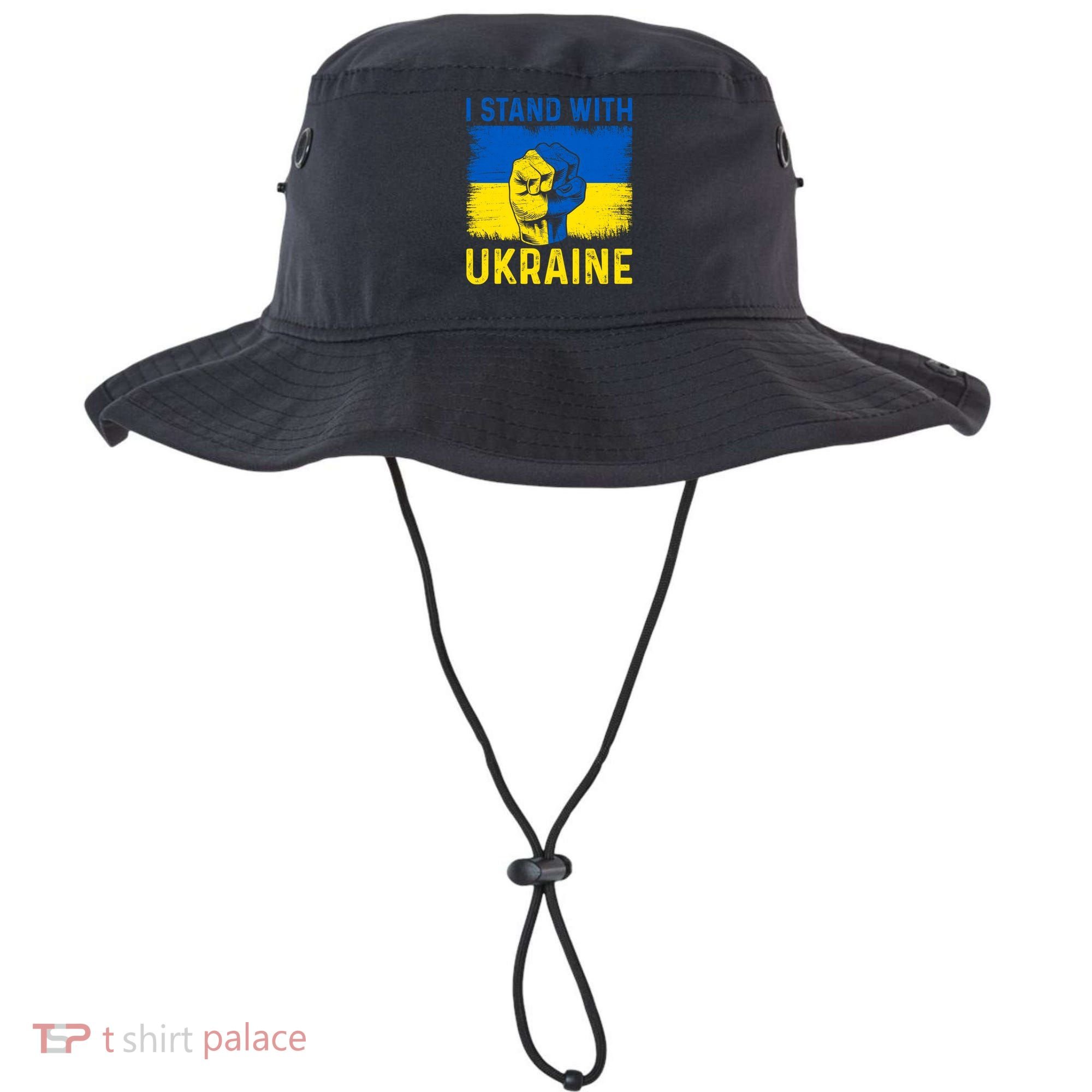 Support Ukraine I Stand With Ukraine Ukrainian Flag Gift Bucket Hat