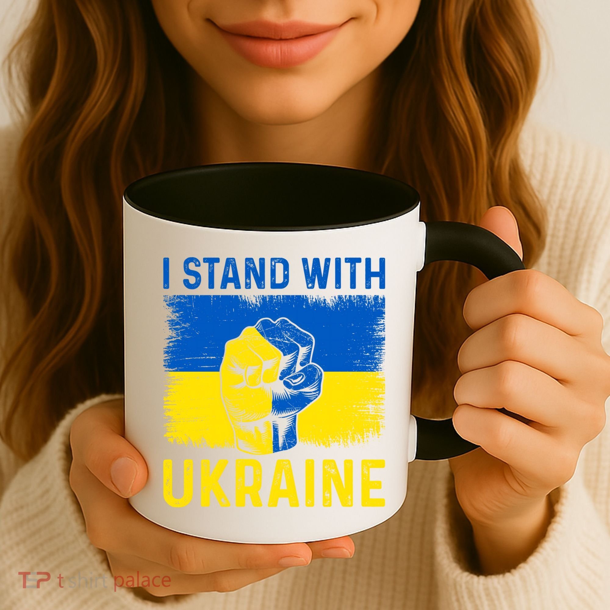 Support Ukraine I Stand With Ukraine Ukrainian Flag Gift Coffee Mug