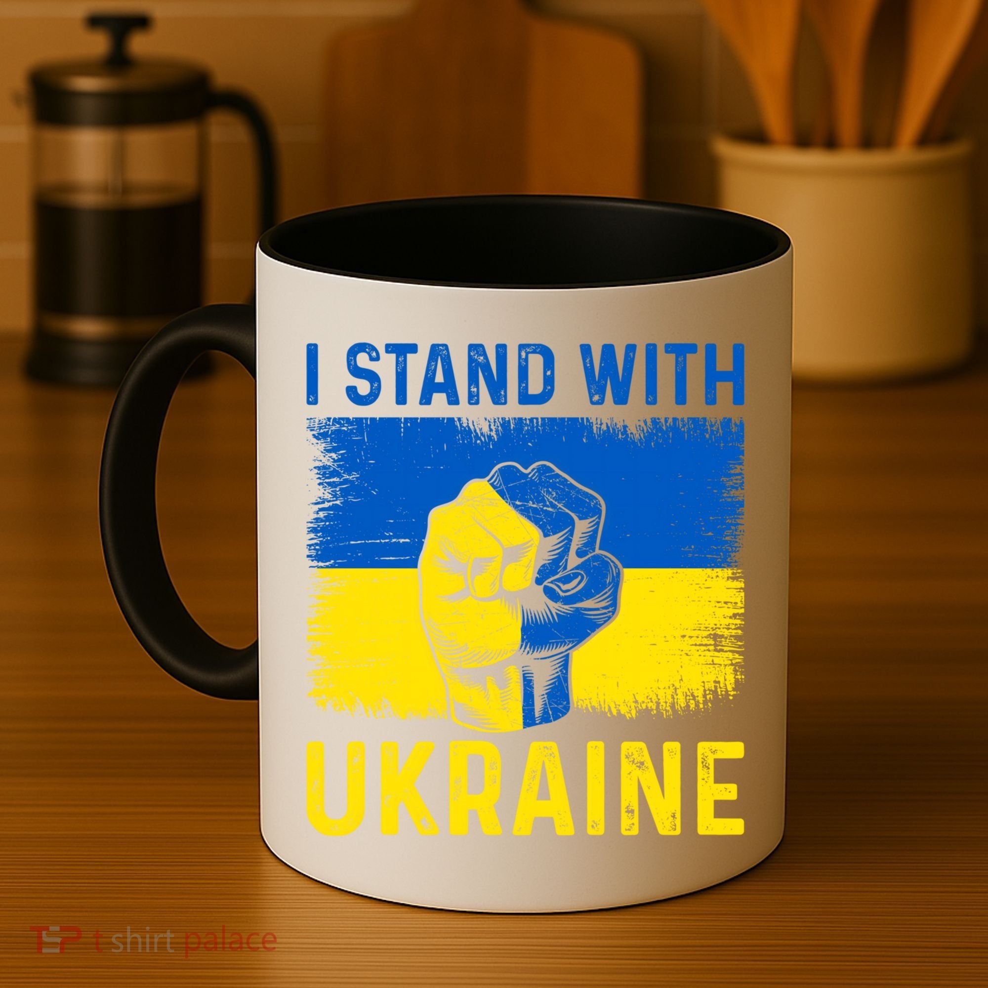 Support Ukraine I Stand With Ukraine Ukrainian Flag Gift Coffee Mug