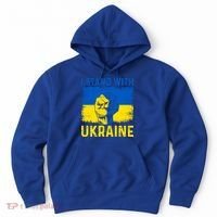 Support Ukraine I Stand With Ukraine Ukrainian Flag Gift Hoodie thumb 0