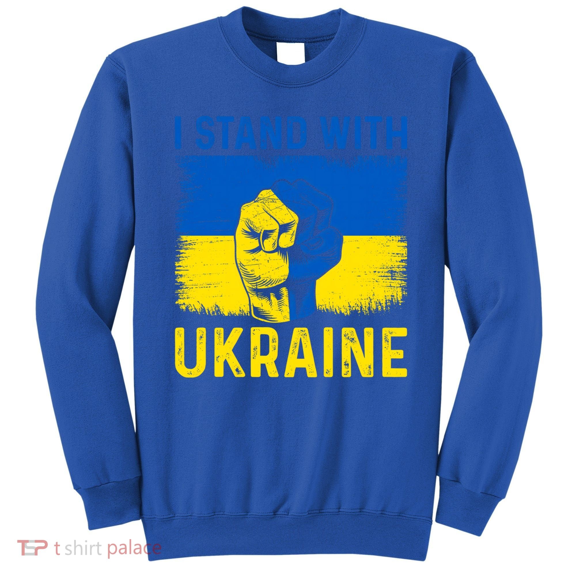 Support Ukraine I Stand With Ukraine Ukrainian Flag Gift Sweatshirt