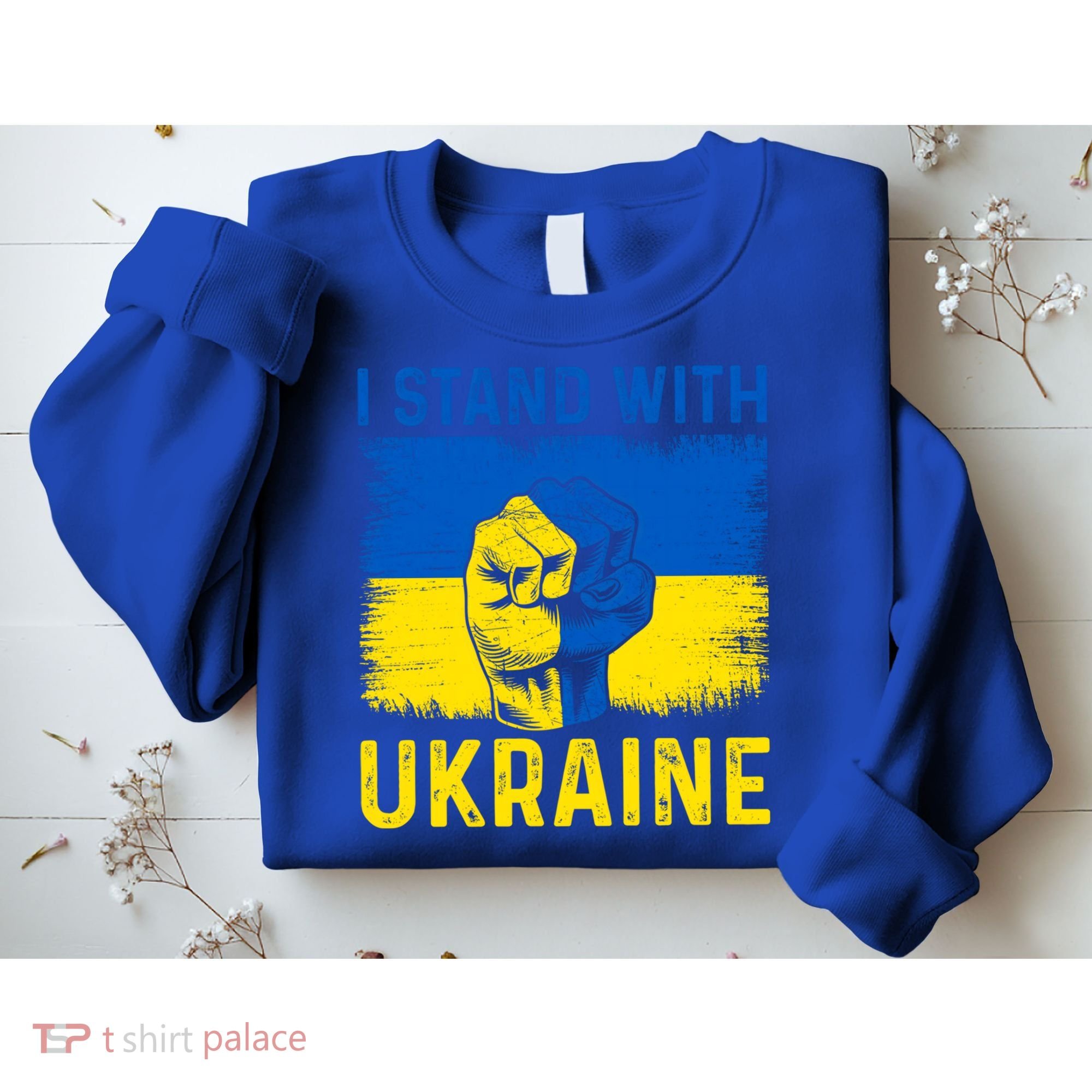 Support Ukraine I Stand With Ukraine Ukrainian Flag Gift Sweatshirt
