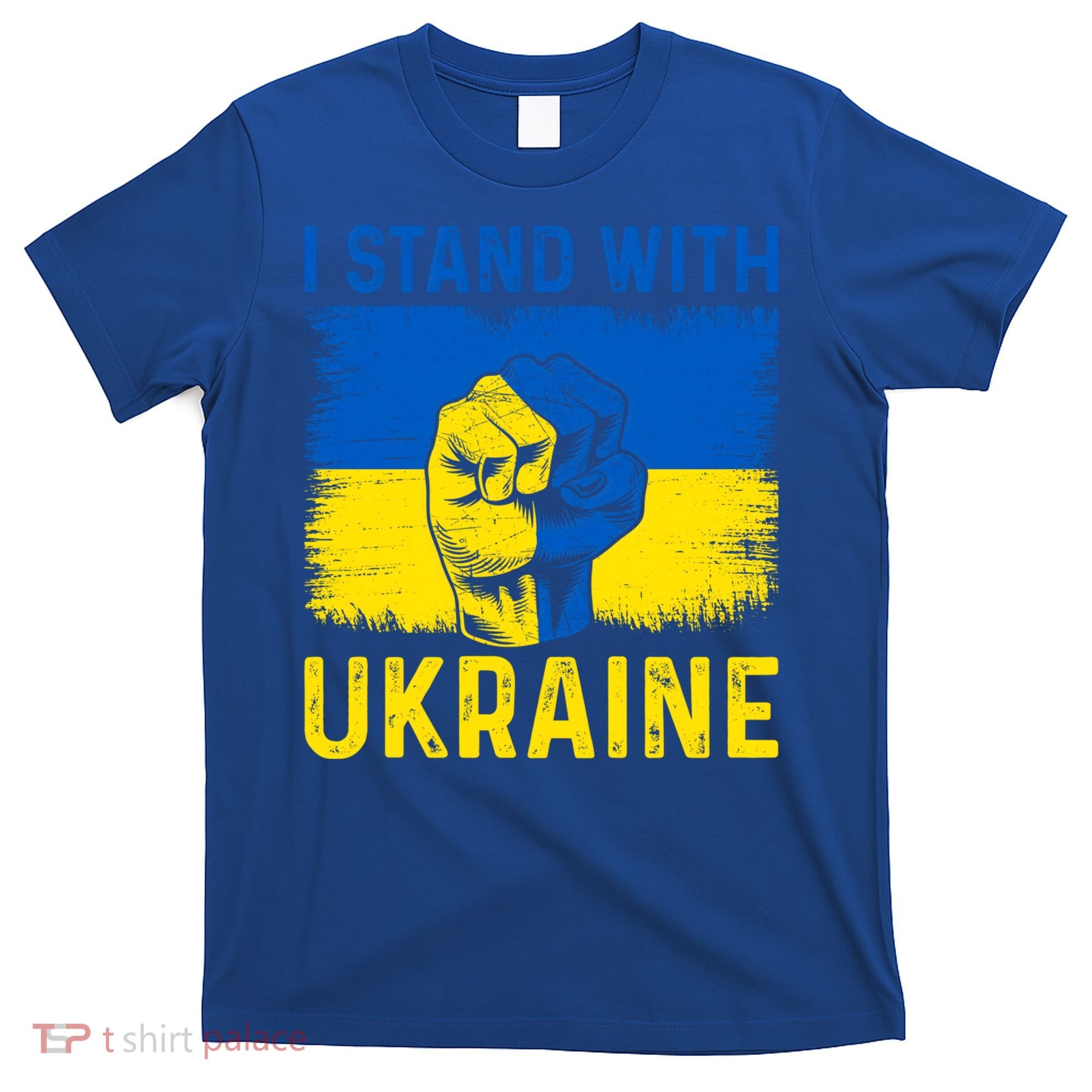 Support Ukraine I Stand With Ukraine Ukrainian Flag Gift T-Shirt