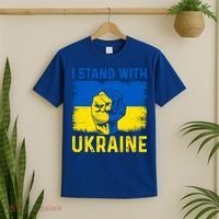 Support Ukraine I Stand With Ukraine Ukrainian Flag Gift T-Shirt thumb 2