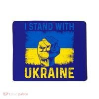 Support Ukraine I Stand With Ukraine Ukrainian Flag Gift Mousepad thumb 0