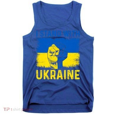 Support Ukraine I Stand With Ukraine Ukrainian Flag Gift Tank Top