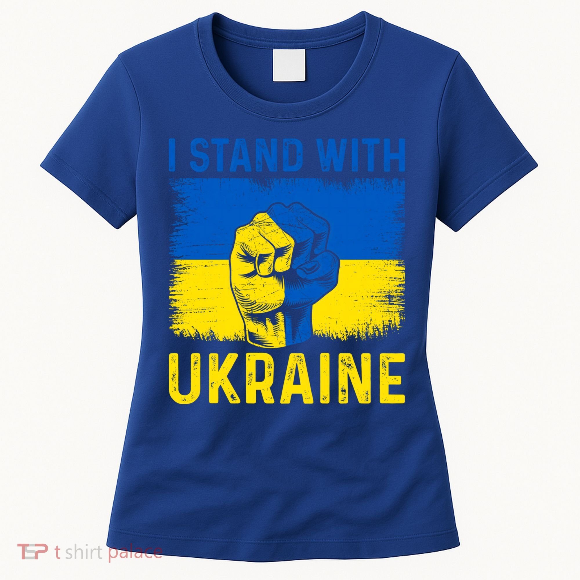 Support Ukraine I Stand With Ukraine Ukrainian Flag Gift Women's T-Shirt