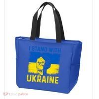 Support Ukraine I Stand With Ukraine Ukrainian Flag Gift Tote Bag thumb 3