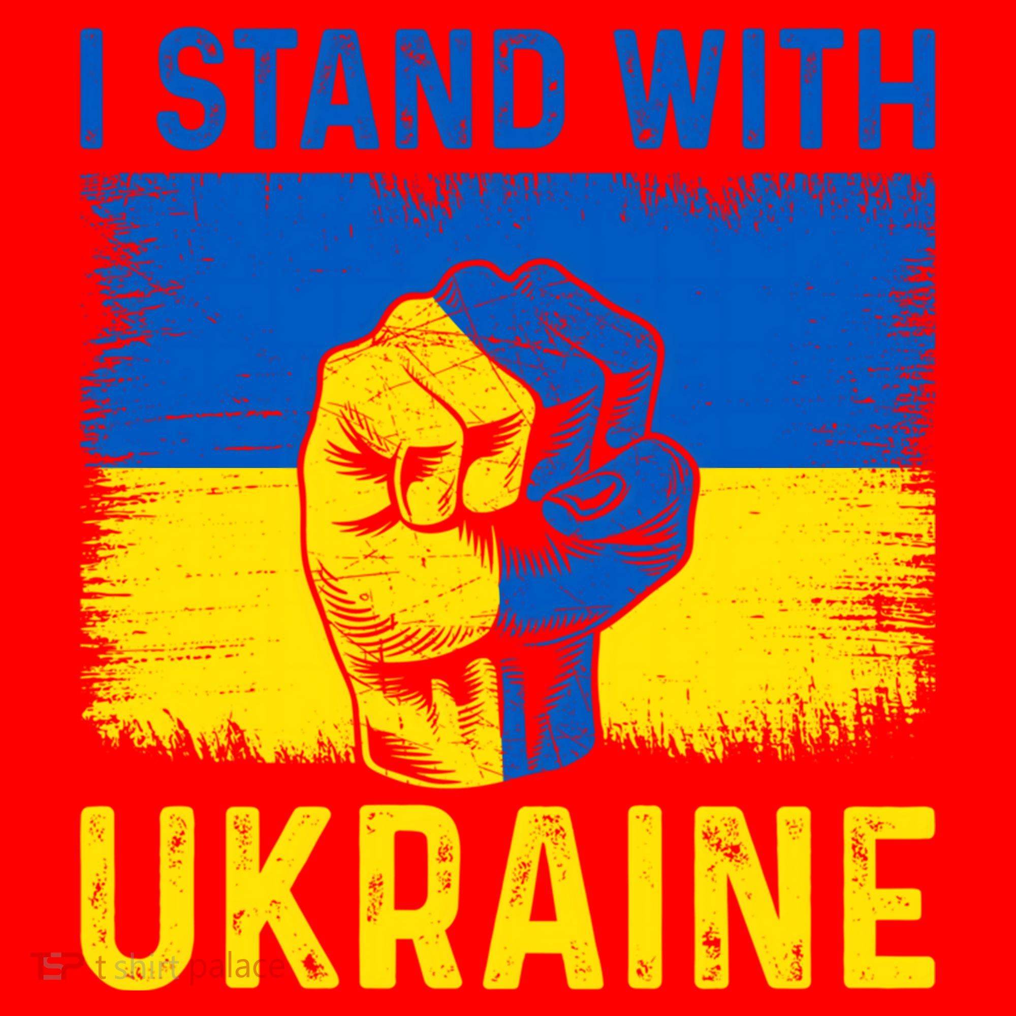 Support Ukraine I Stand With Ukraine Ukrainian Flag Gift Santa Hat