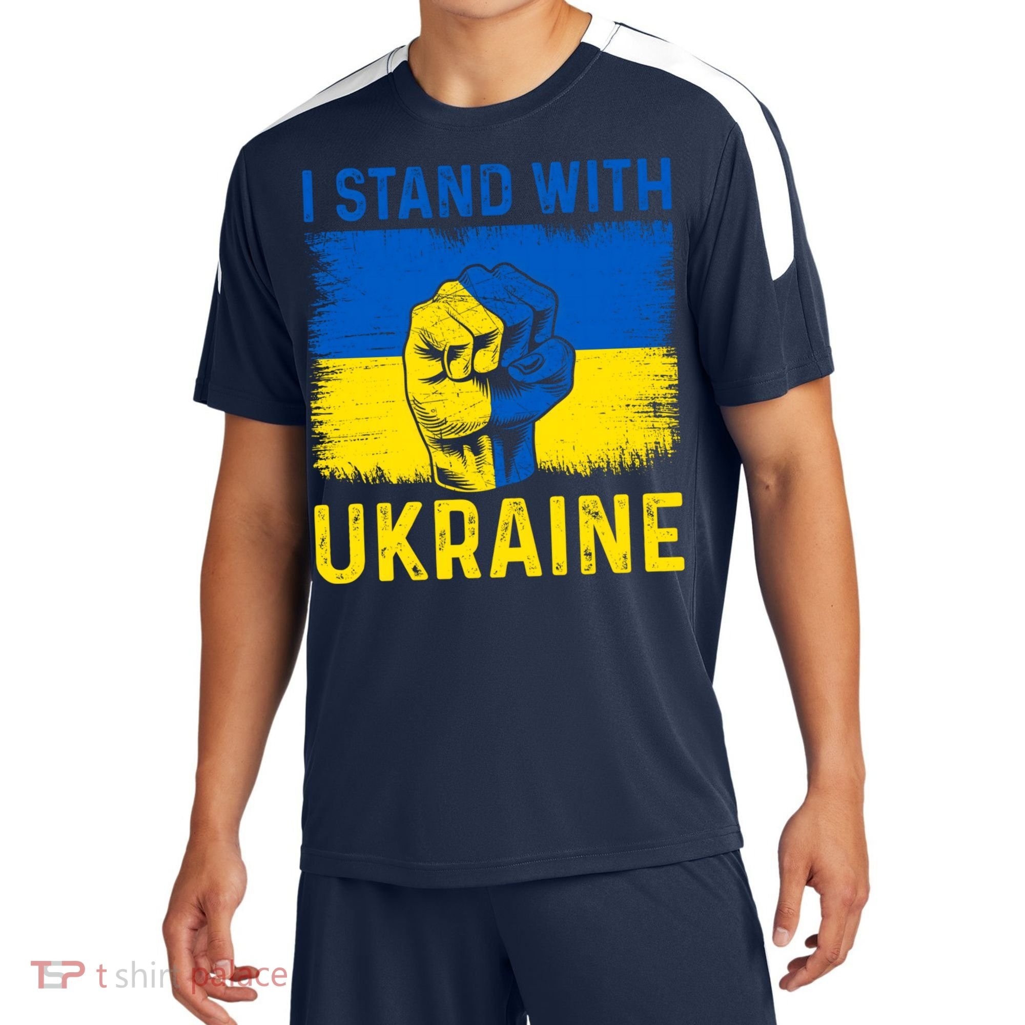 Support Ukraine I Stand With Ukraine Ukrainian Flag Gift Sport-Tek Competitor United Soccer Jersey