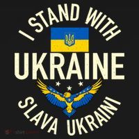 Support Ukraine I Stand With Ukraine Ukrainian Flag Patriot Gift Women's Hoodie thumb 2