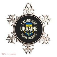 Support Ukraine I Stand With Ukraine Ukrainian Flag Patriot Gift Ornament thumb 0