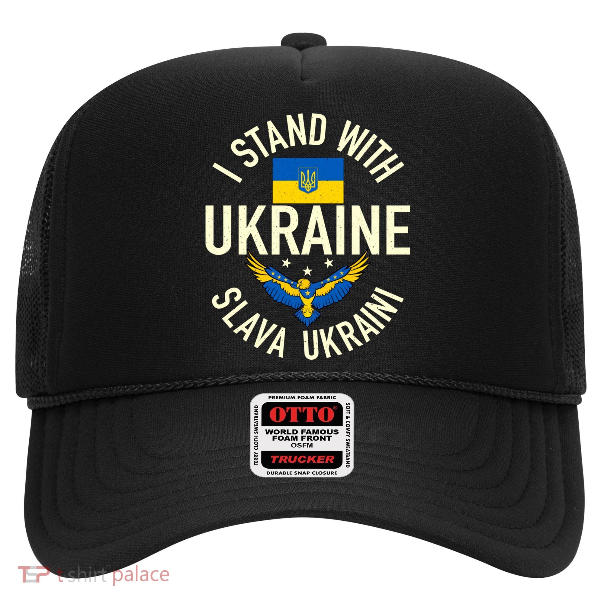 Support Ukraine I Stand With Ukraine Ukrainian Flag Patriot Gift Hat