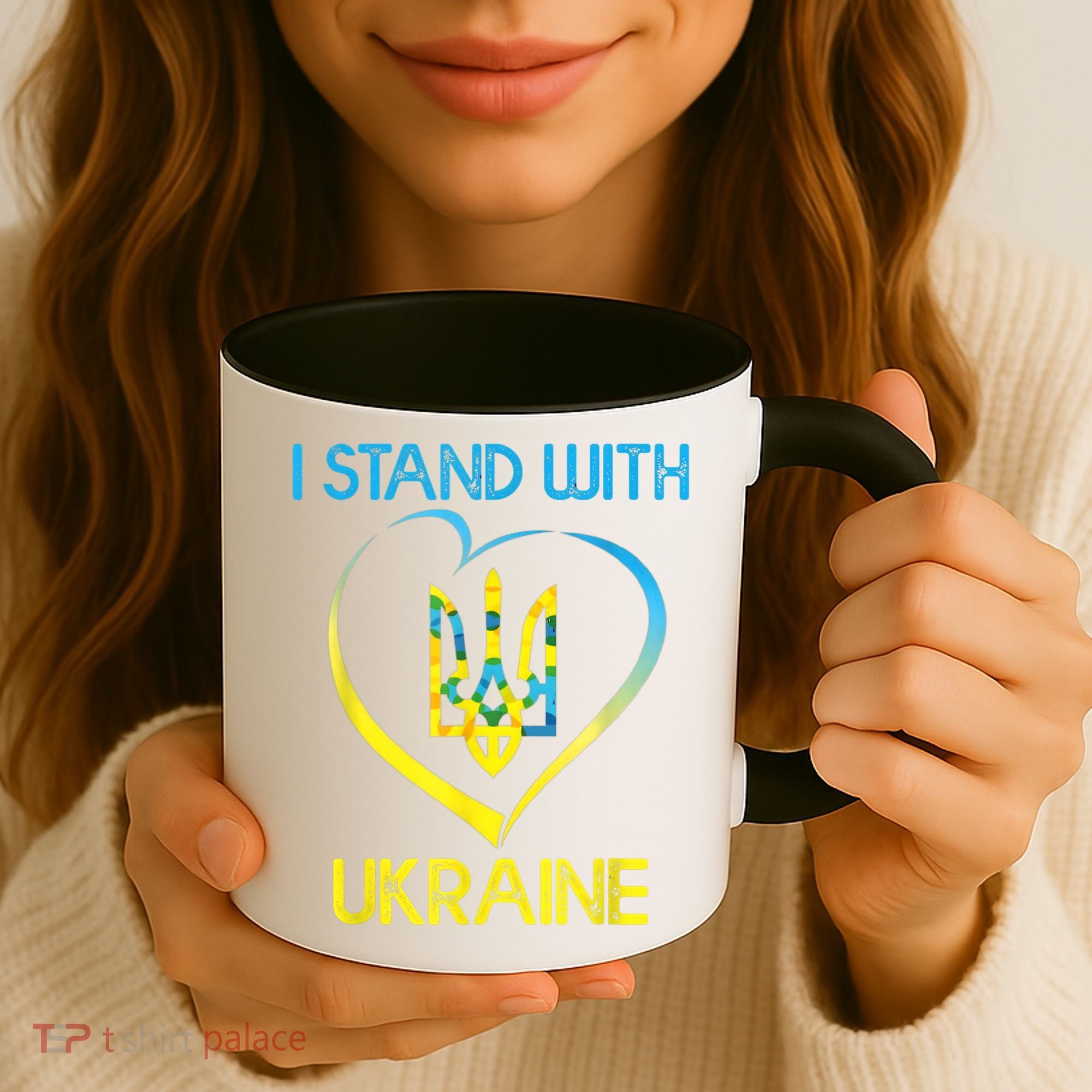 Support Ukraine I Stand With Ukraine Ukrainian Flag Gift Coffee Mug