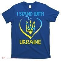 Support Ukraine I Stand With Ukraine Ukrainian Flag Gift T-Shirt thumb 0