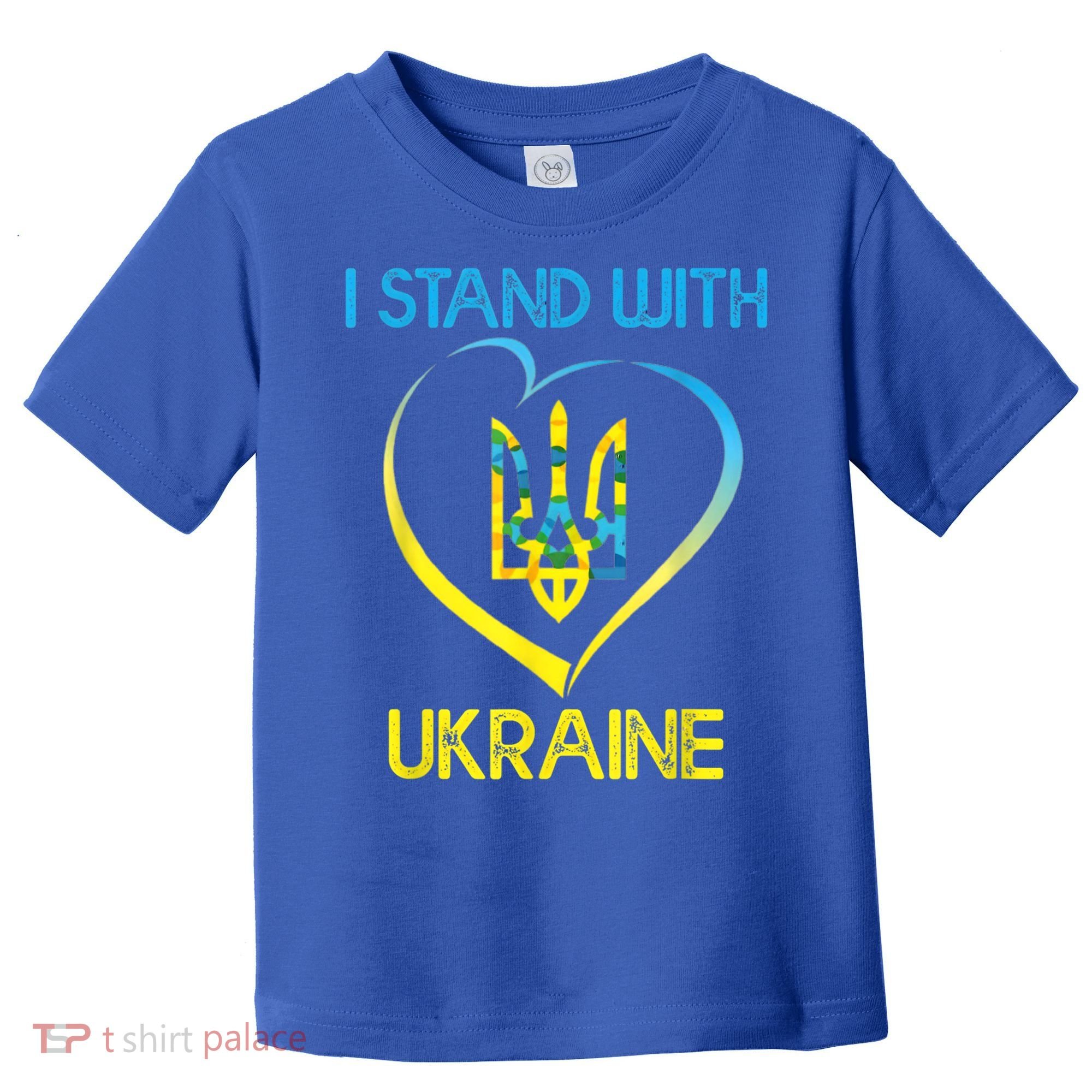 Support Ukraine I Stand With Ukraine Ukrainian Flag Gift Toddler T-Shirt
