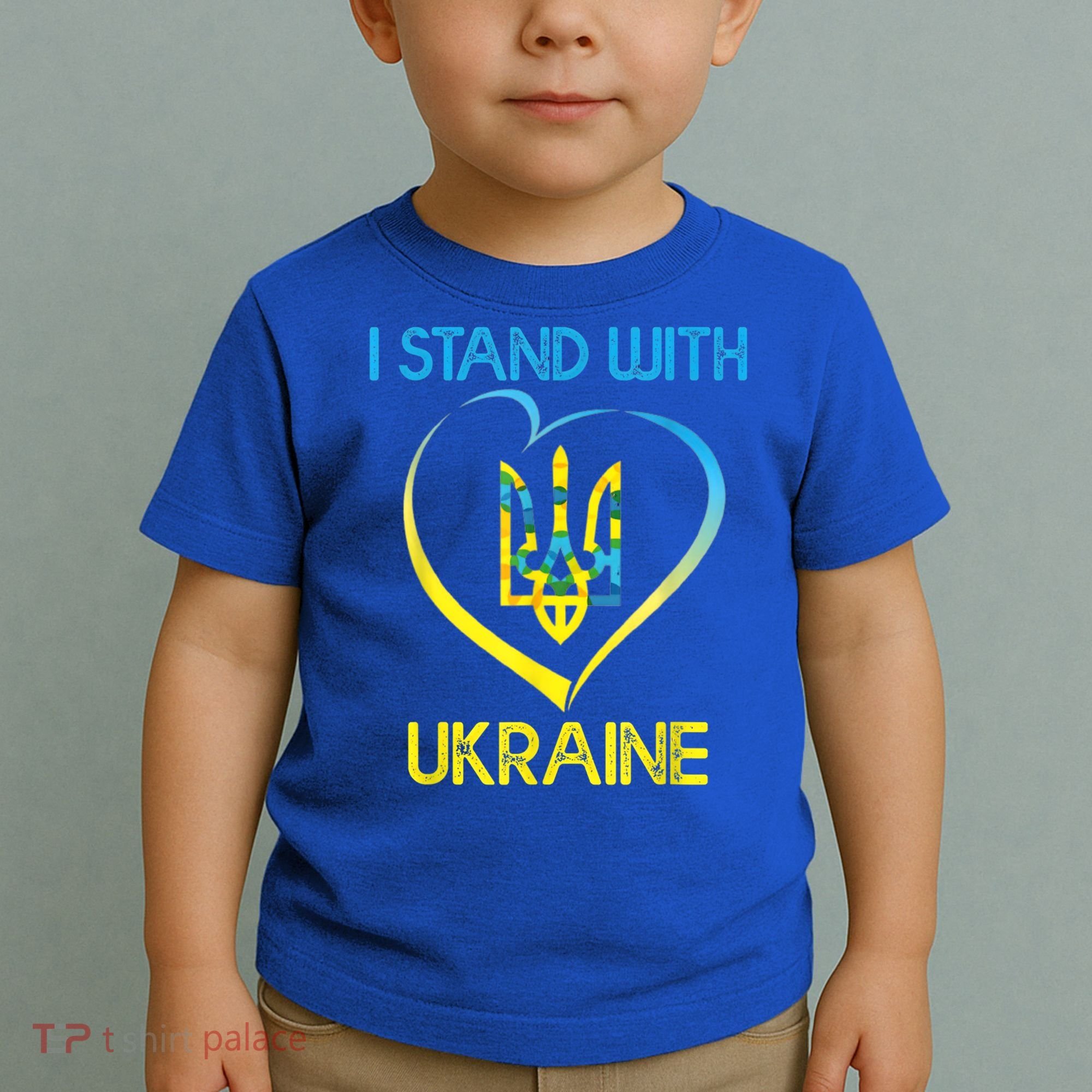 Support Ukraine I Stand With Ukraine Ukrainian Flag Gift Toddler T-Shirt