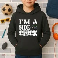 Sxs Utv IM A Side Chick Kids Hoodie thumb 2