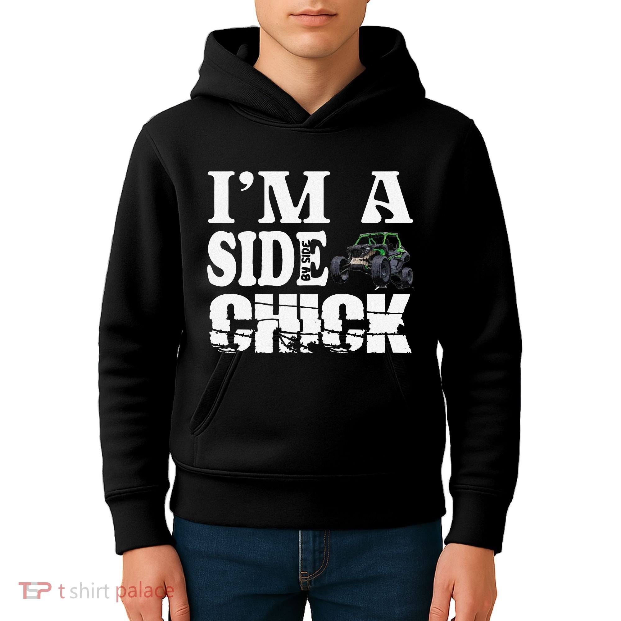 Sxs Utv IM A Side Chick Kids Hoodie