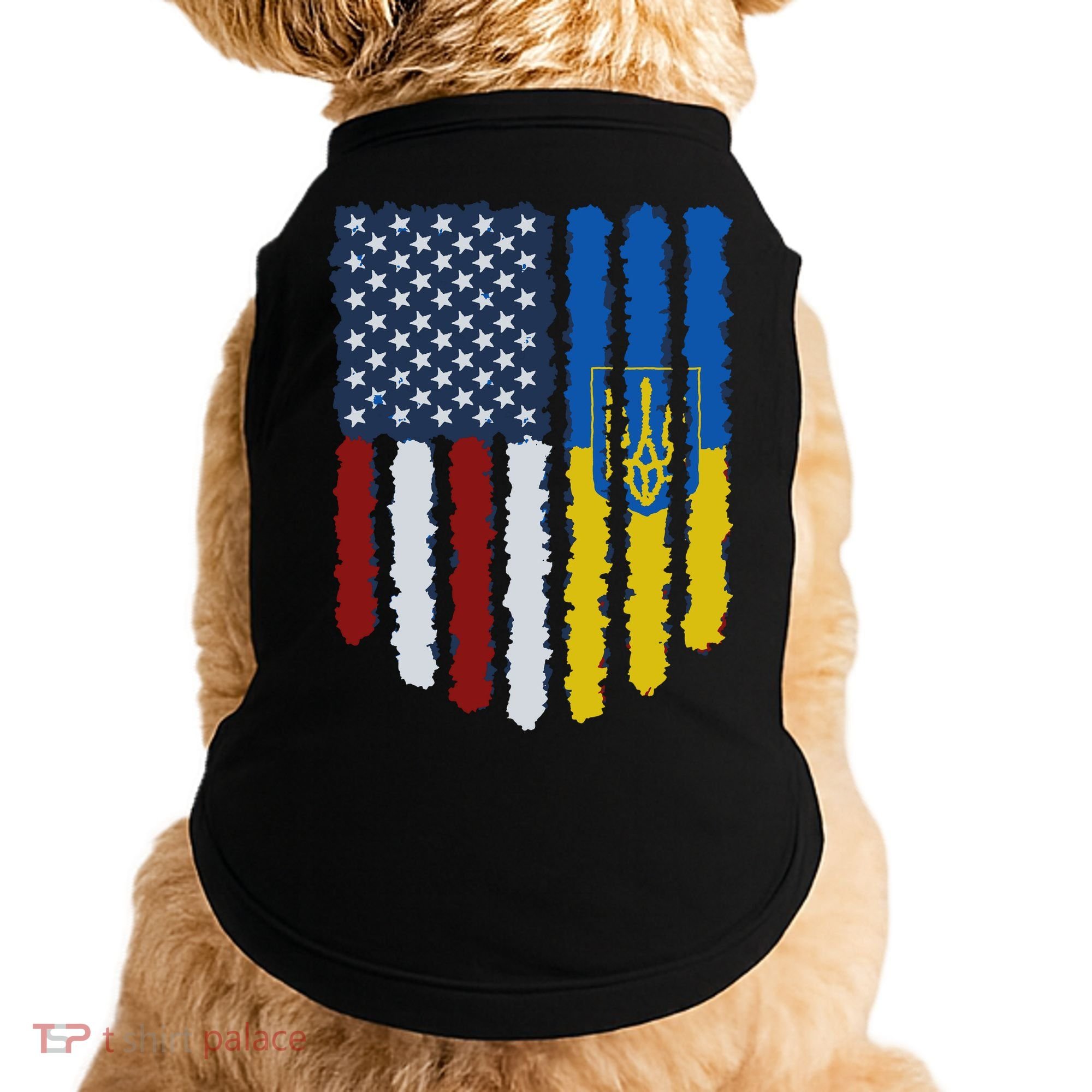 Support Ukraine I Stand With Ukraine Ukrainian Flag 10 Doggie Tank