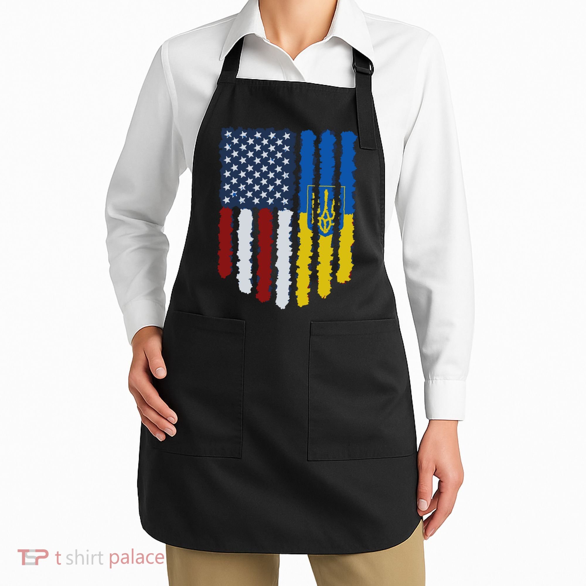 Support Ukraine I Stand With Ukraine Ukrainian Flag 10 Apron
