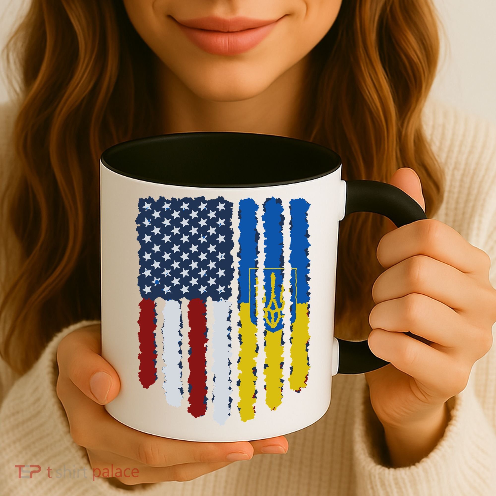 Support Ukraine I Stand With Ukraine Ukrainian Flag 10 Coffee Mug