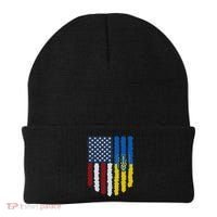 Support Ukraine I Stand With Ukraine Ukrainian Flag 10 Beanie thumb 0